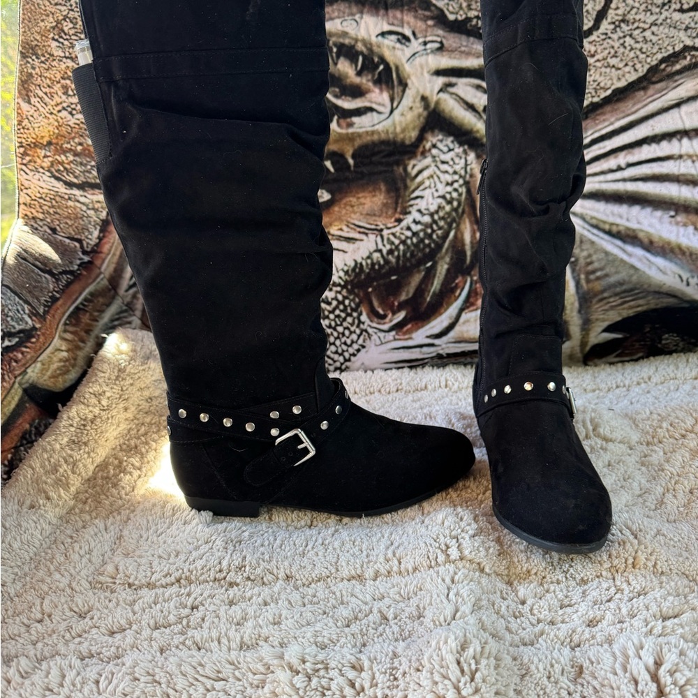 Mari A Black Fashion Boots
